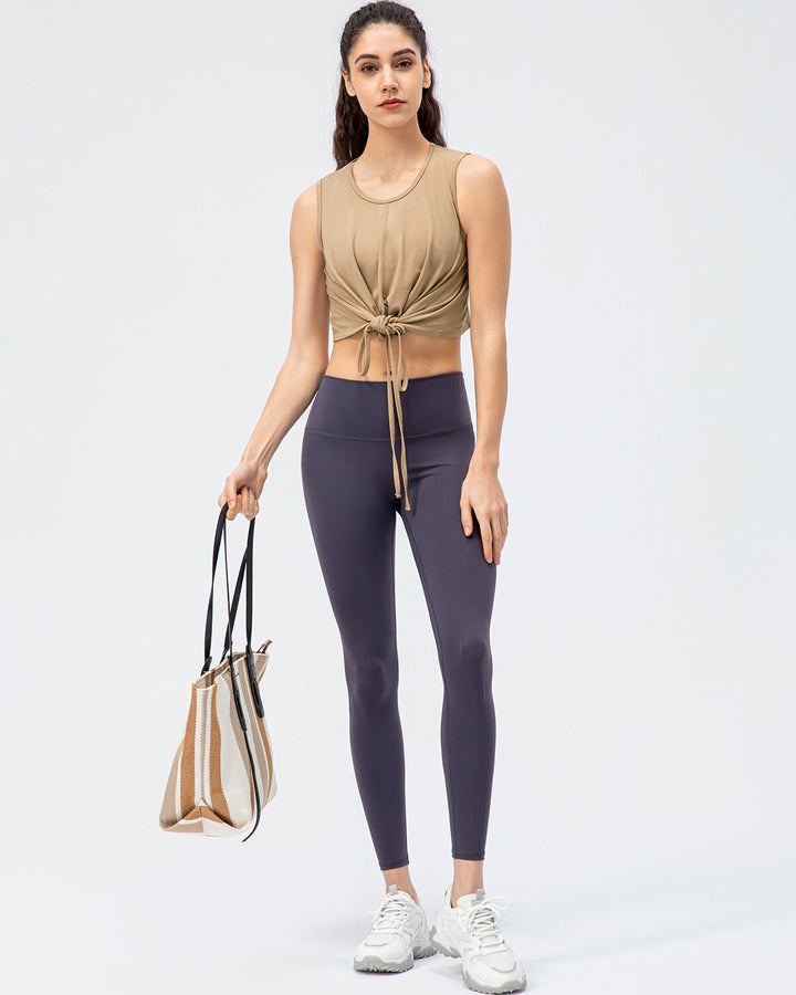 Ryleigh Crop Top - Brown