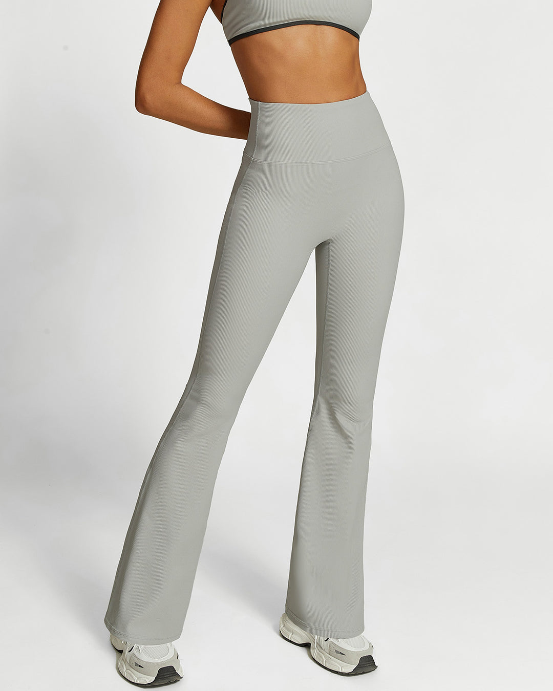 Sabrina Flare Leggings - Grey