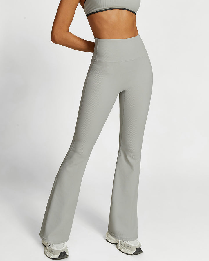 Sabrina Flare Leggings - Grey