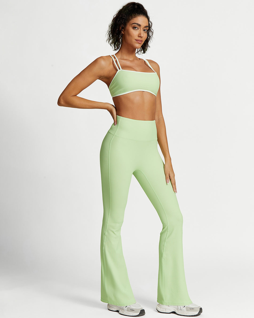 Sabrina Flare Leggings - Mint
