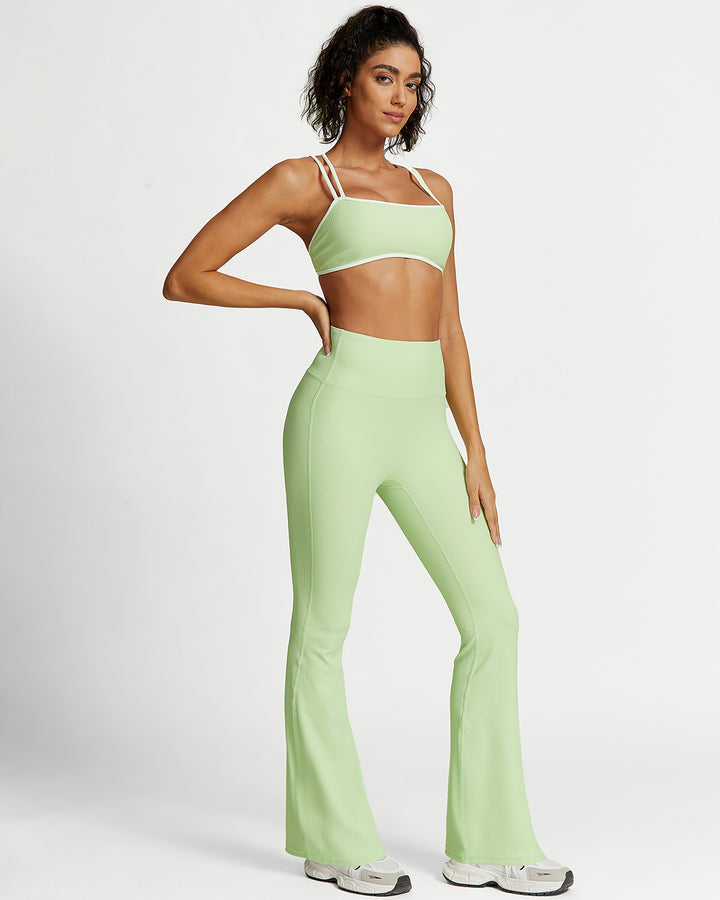 Sabrina Flare Leggings - Mint