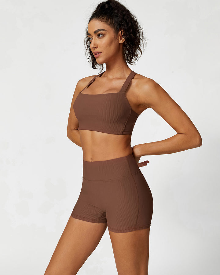 Sabrina Seamless Shorts - Brown