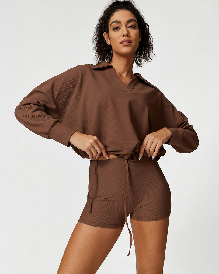 Sabrina Seamless Shorts - Brown
