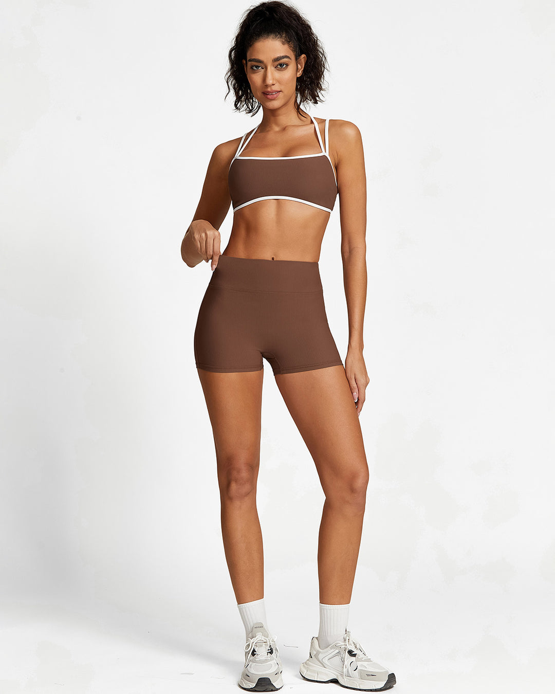 Sabrina Seamless Shorts - Brown