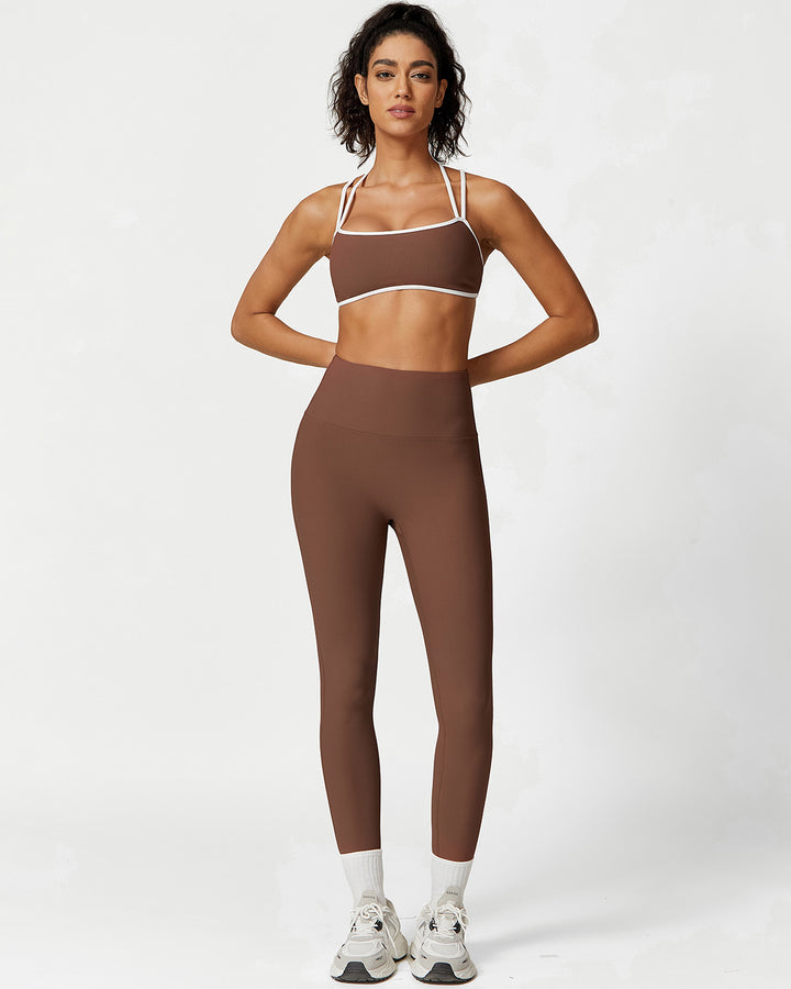 Sabrina Sports Bra - Brown