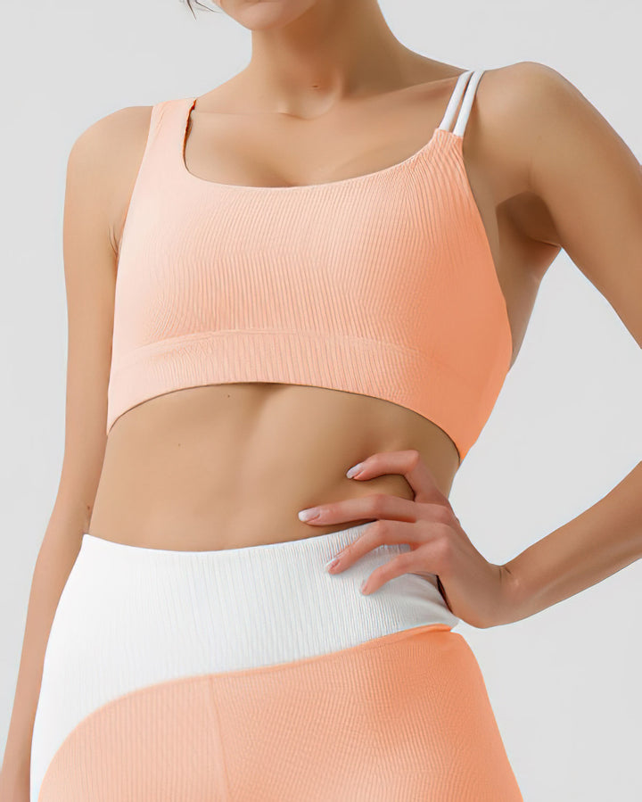 Sapphira Sports Bra - Orange