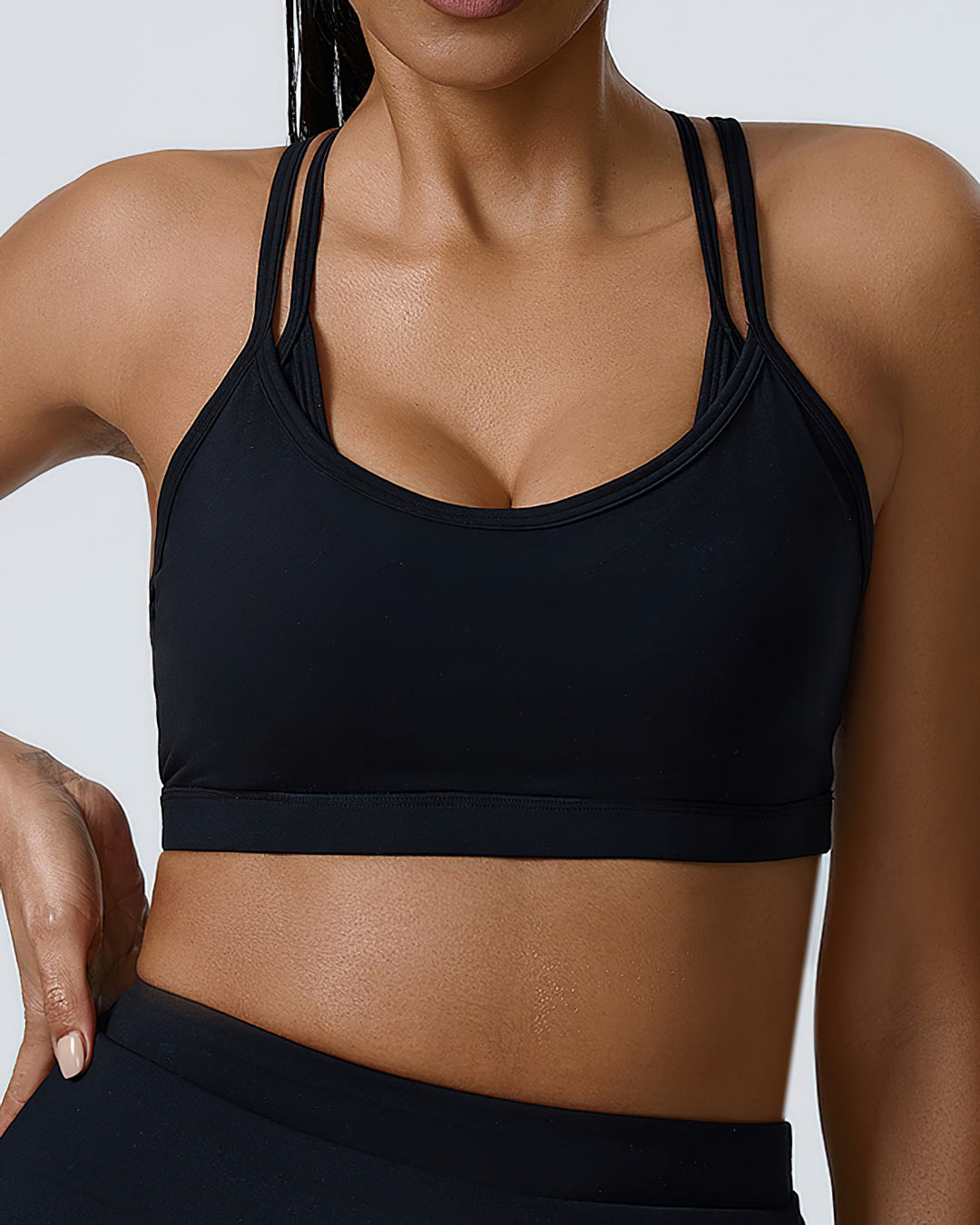 Saskia Sports Bra - Black