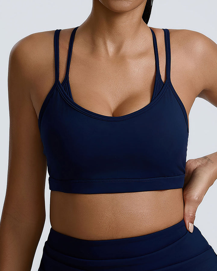 Saskia Sports Bra - Blue
