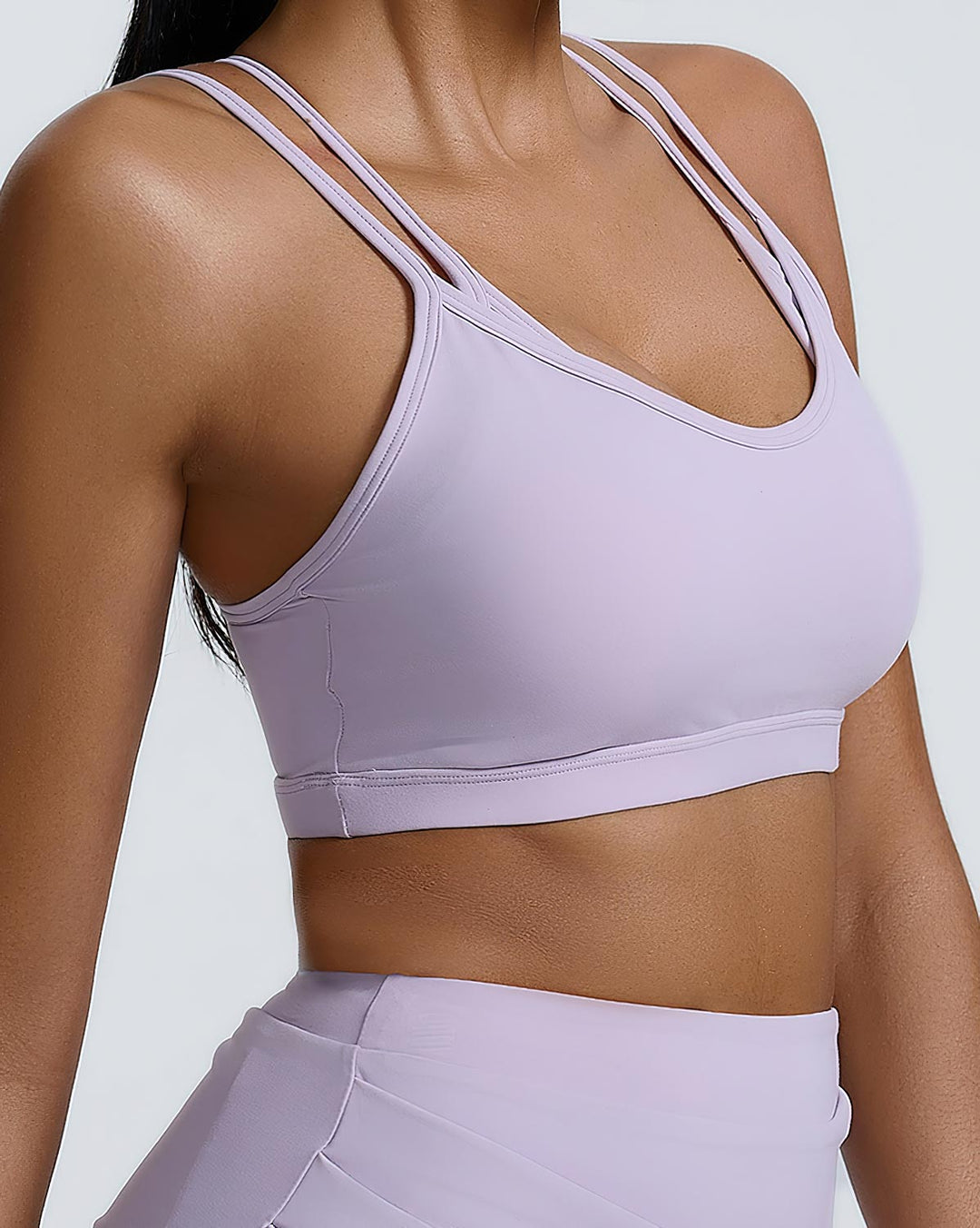 Saskia Sports Bra - Lilac