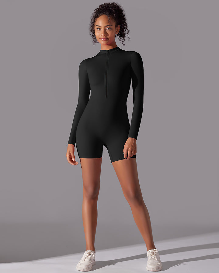 Scarlett Seamless Jumpsuit - Black