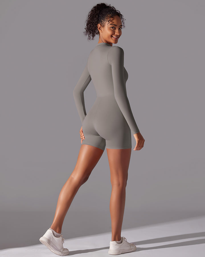 Scarlett Seamless Jumpsuit - Stone Gray