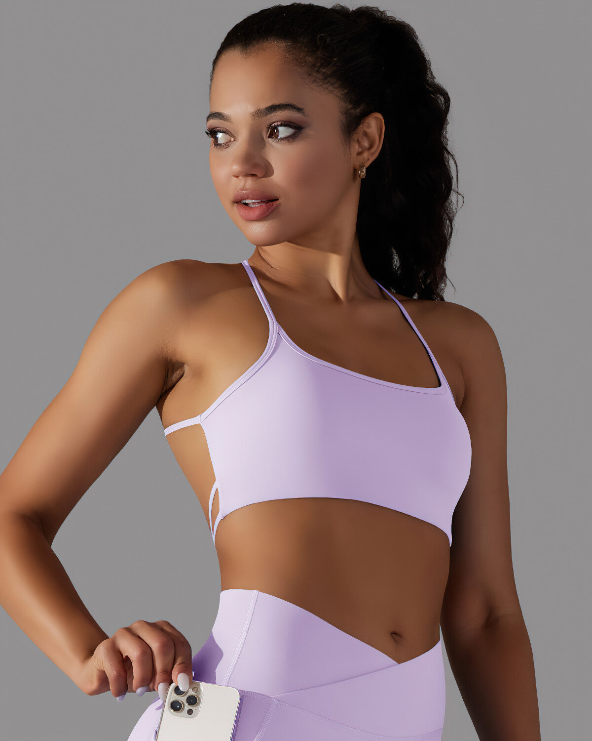 Selene Sports Bra - Purple