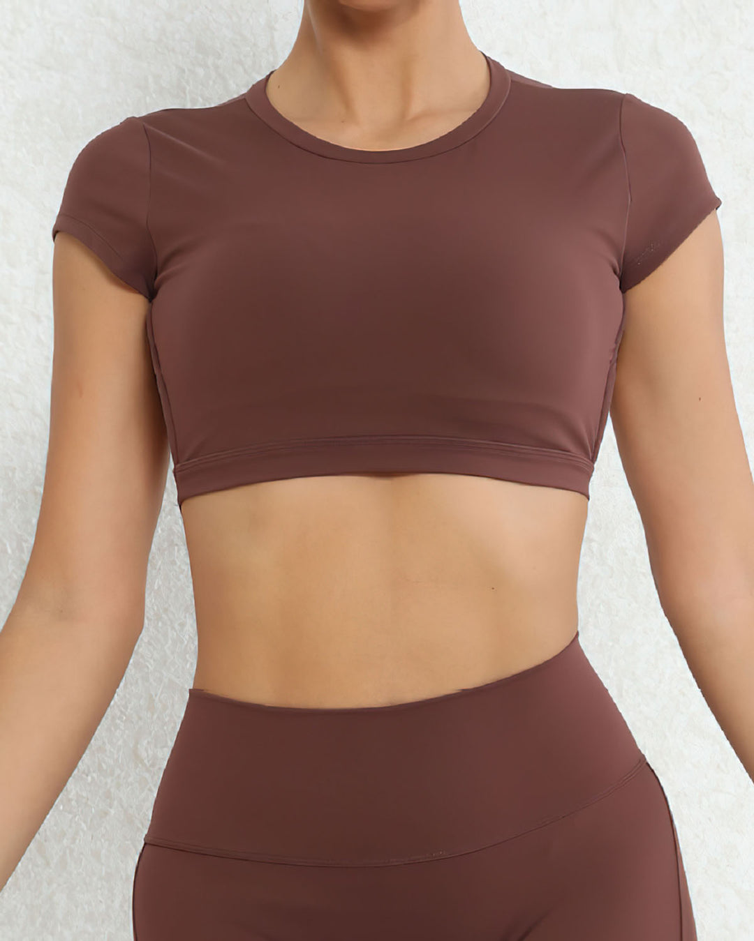 Siena Crop Top - Brown