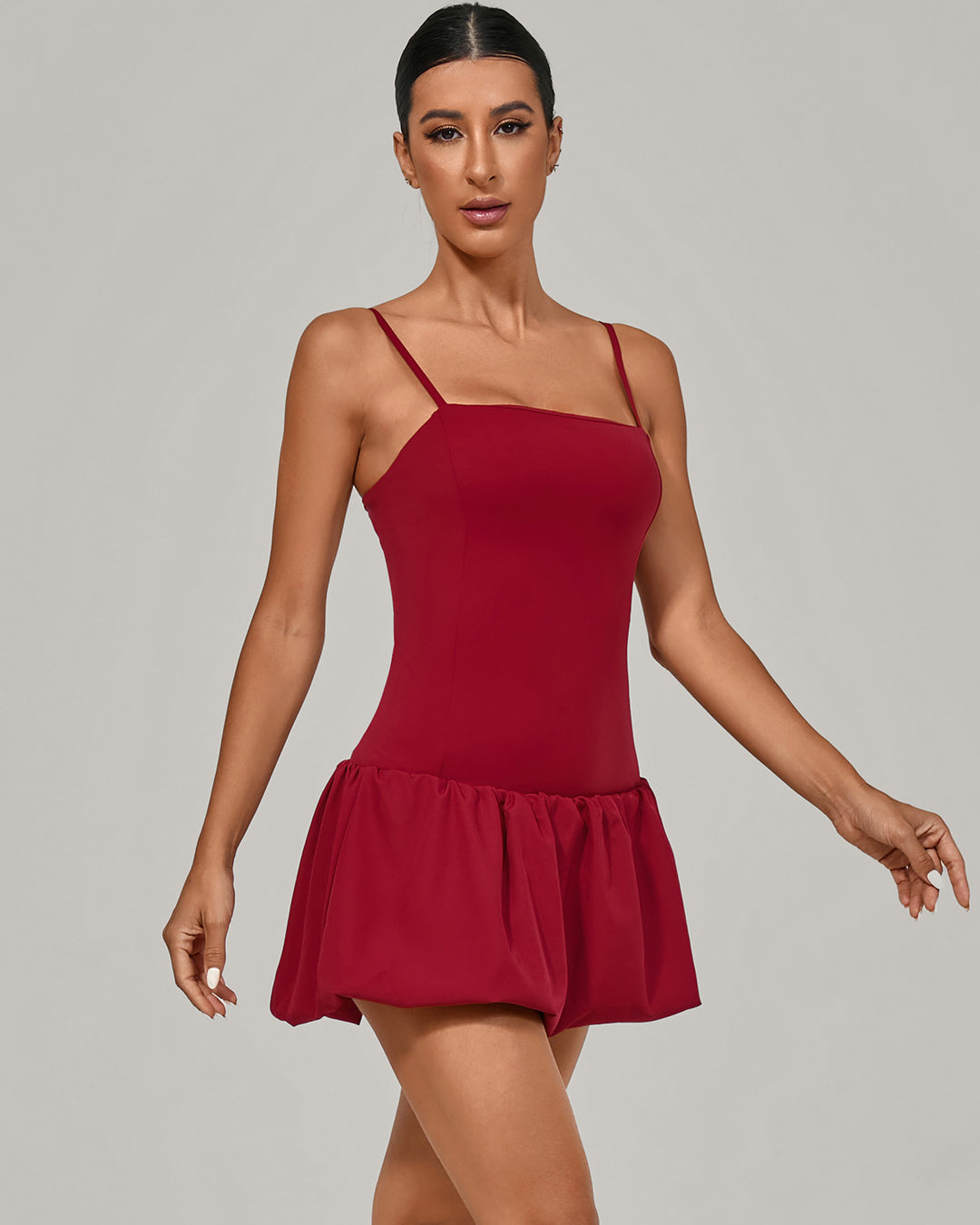 Solene Romper - Red