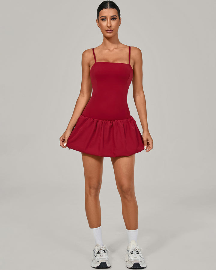 Solene Romper - Red