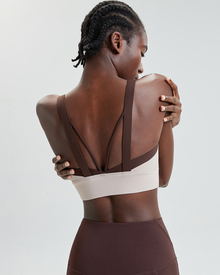 Tamsin Sports Bra - Brown