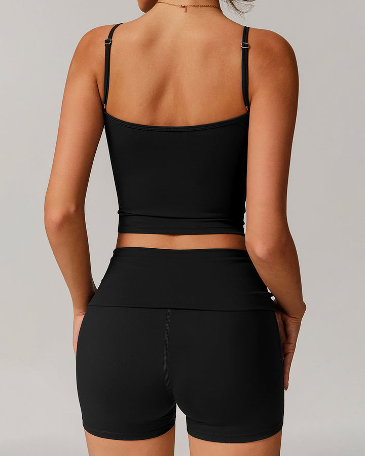 Thalassa Crop Top - Black