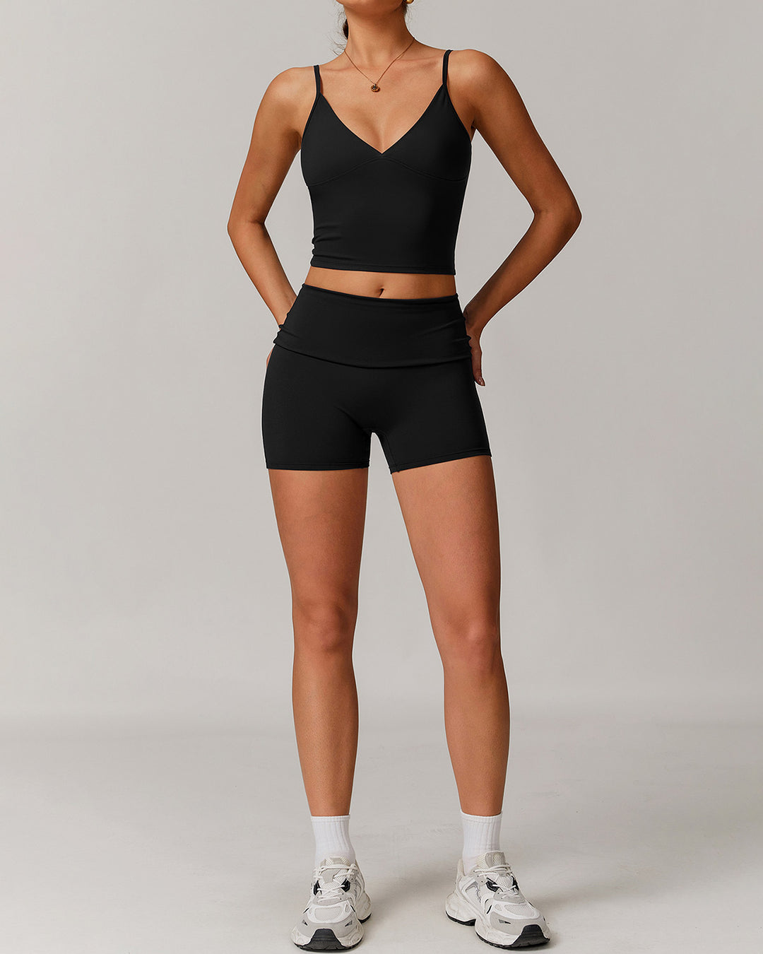Thalassa Crop Top - Black