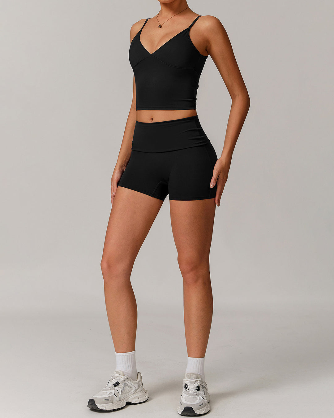 Thalassa Crop Top - Black