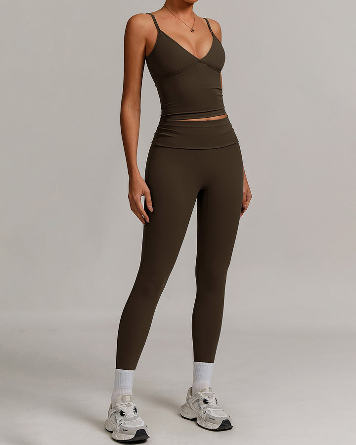 Thalassa Crop Top - Espresso