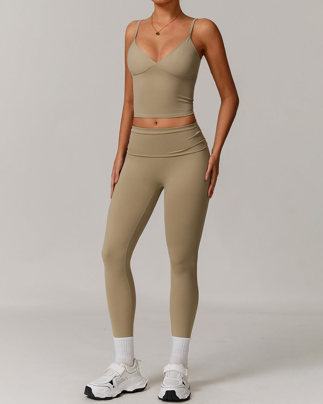 Thalassa Crop Top - Khaki