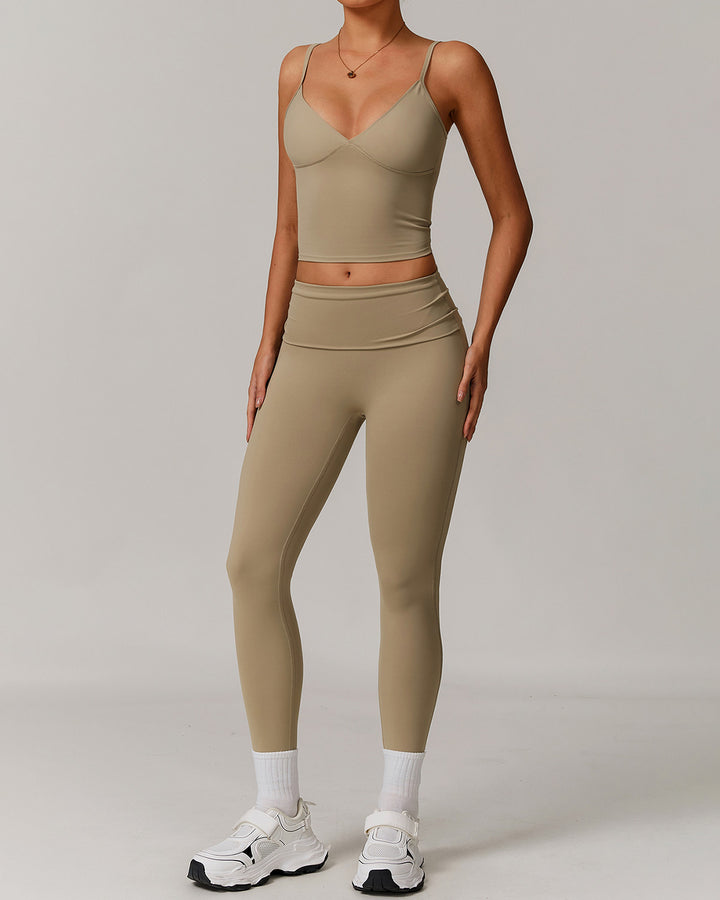 Thalassa Crop Top - Khaki