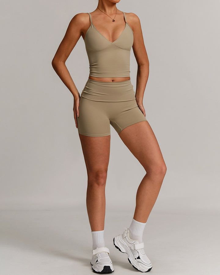 Thalassa Crop Top - Khaki