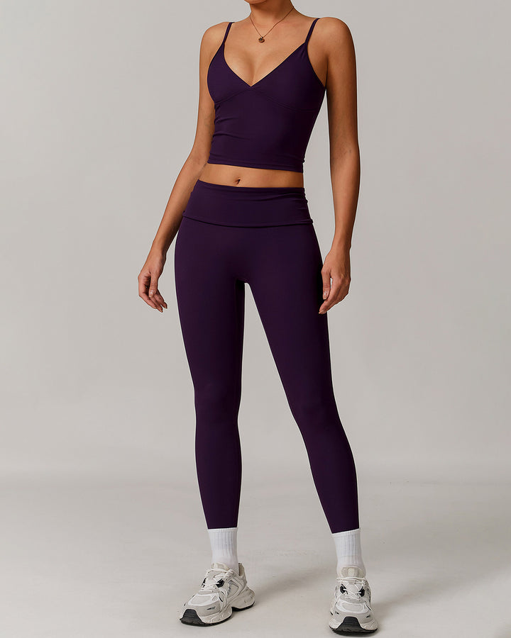 Thalassa Seamless Leggings - Aubergine