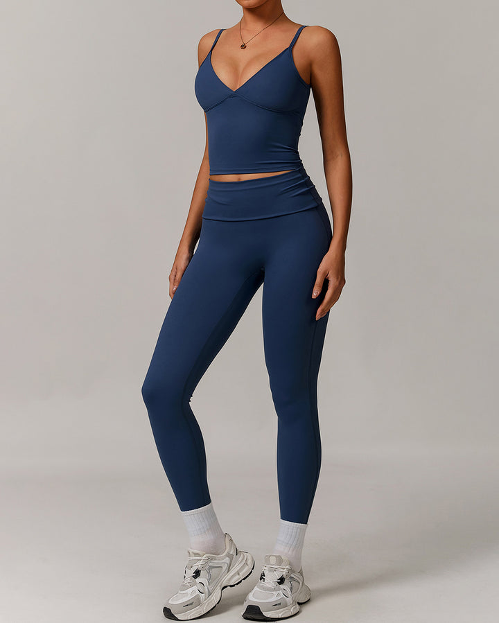 Thalassa Seamless Leggings - Navy