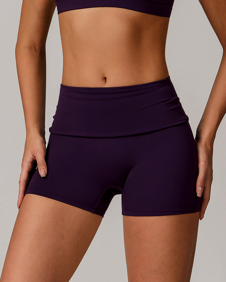 Thalassa Seamless Shorts - Aubergine