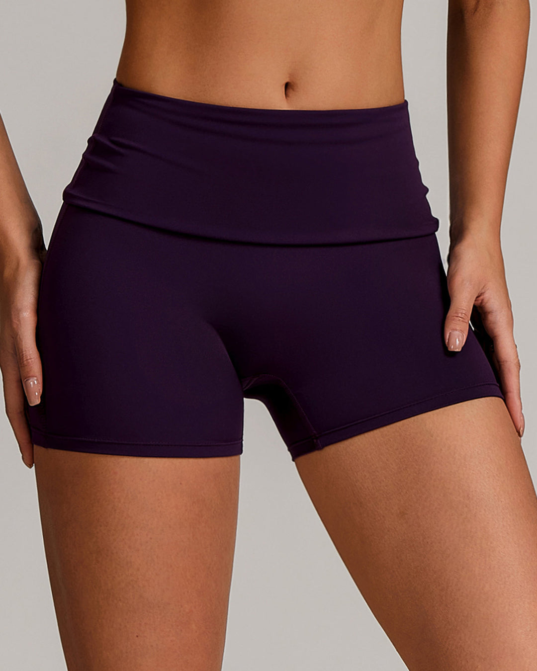 Thalassa Seamless Shorts - Aubergine