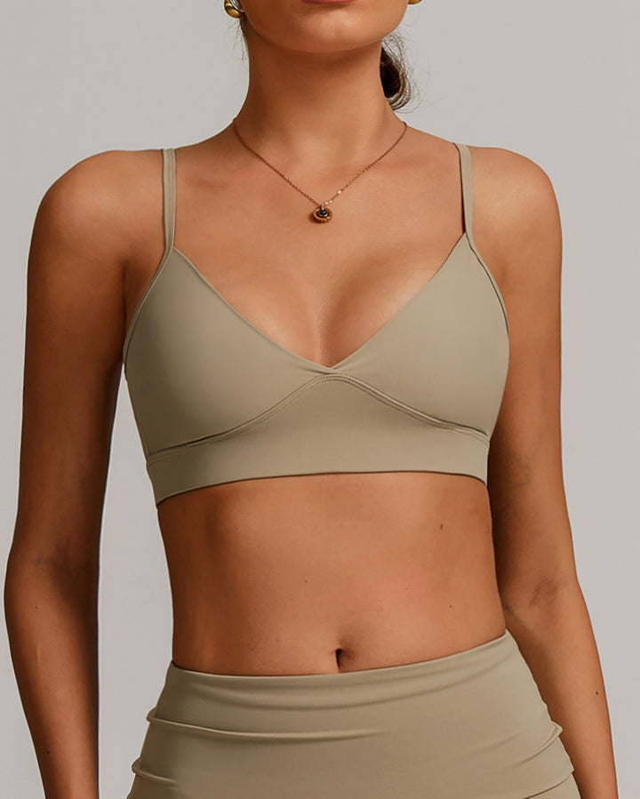 Thalassa Sports Bra - Khaki