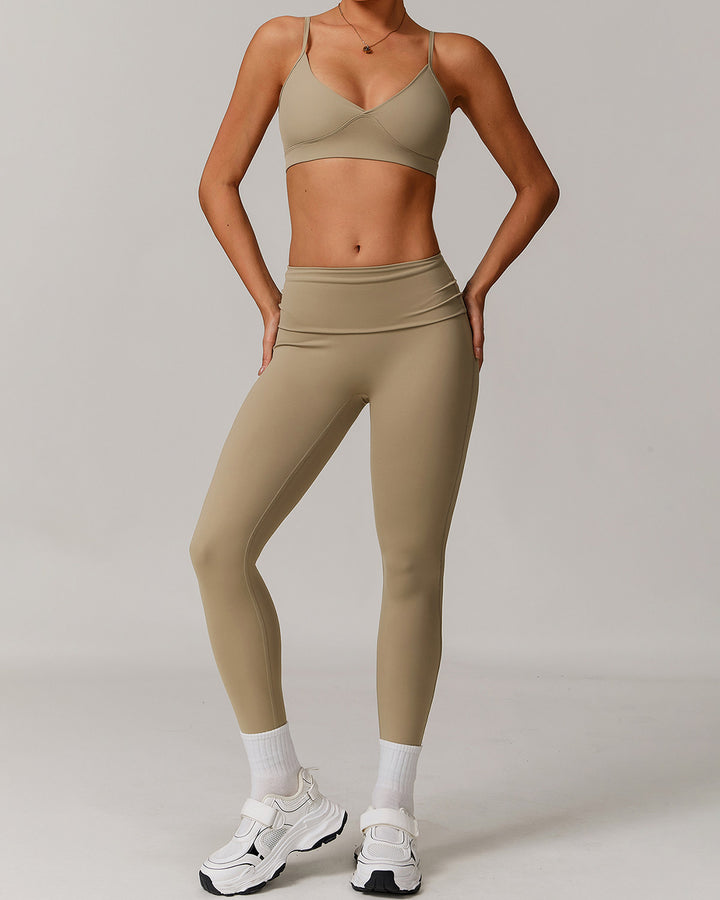 Thalassa Sports Bra - Khaki