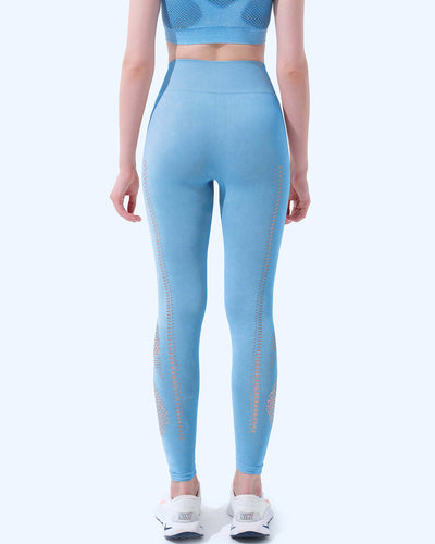 Thea Seamless Leggings - Blue