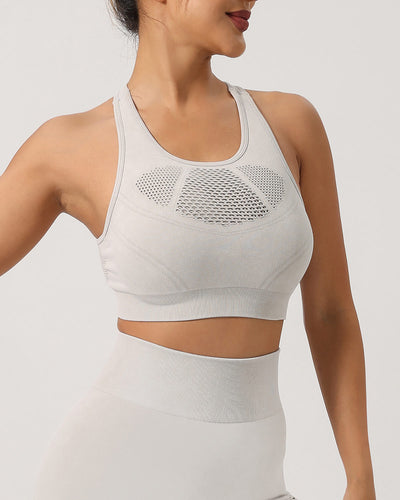 Thea Sports Bra - Ash Grey