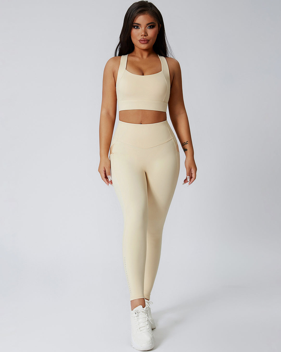 Ursula Seamless Leggings - Beige