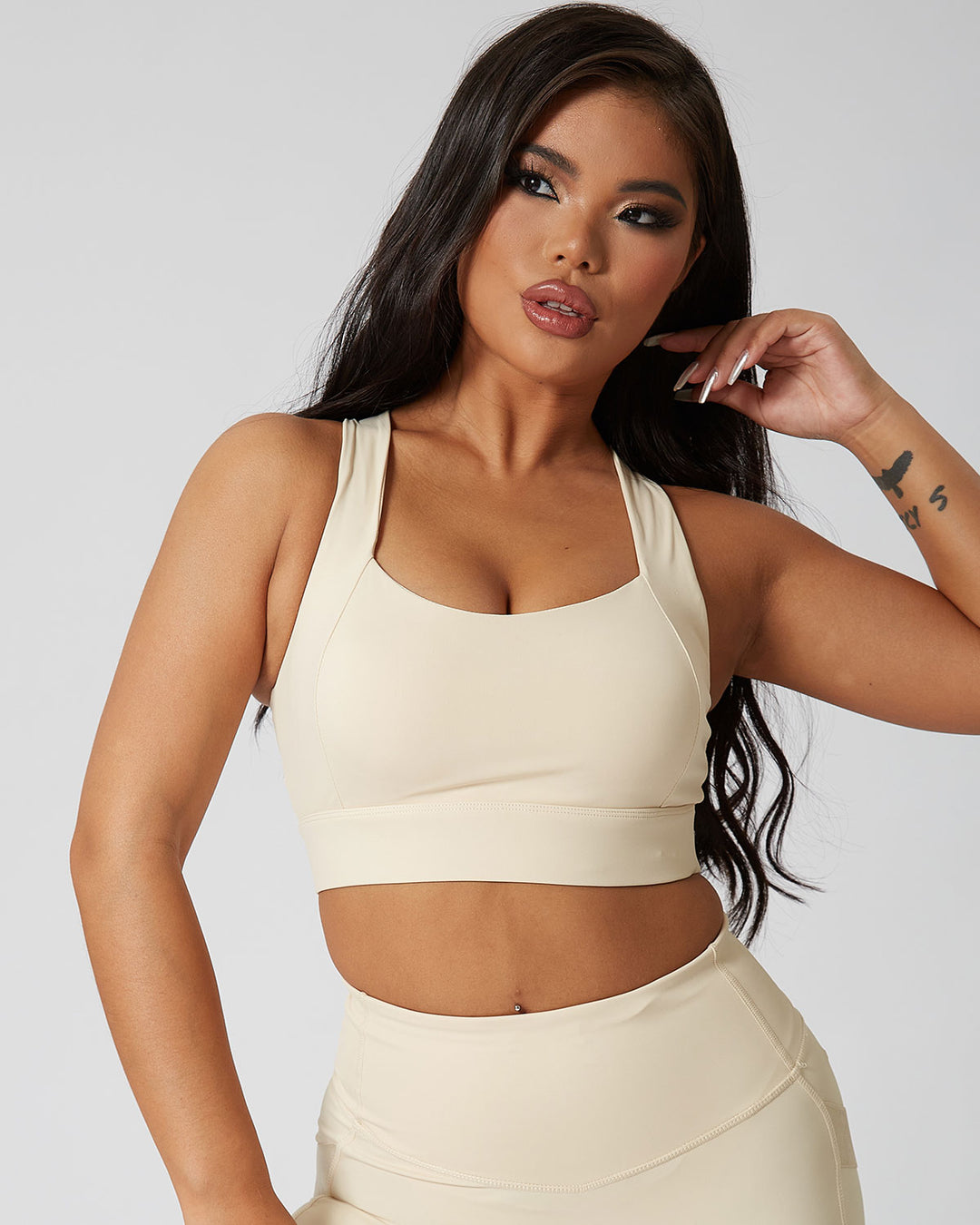 Ursula Sports Bra - Beige