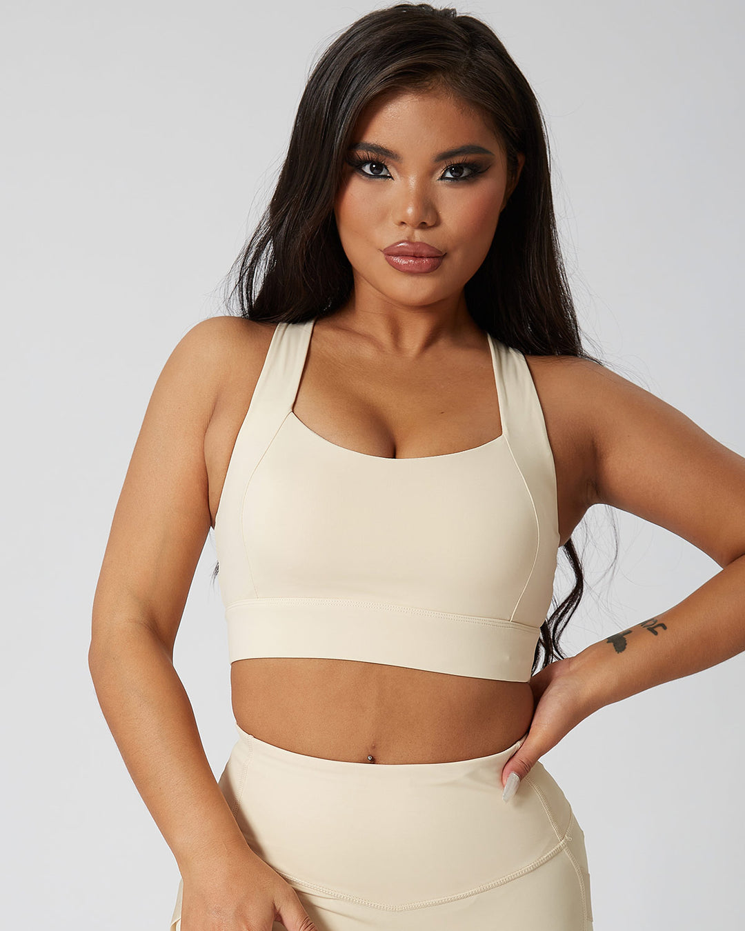 Ursula Sports Bra - Beige