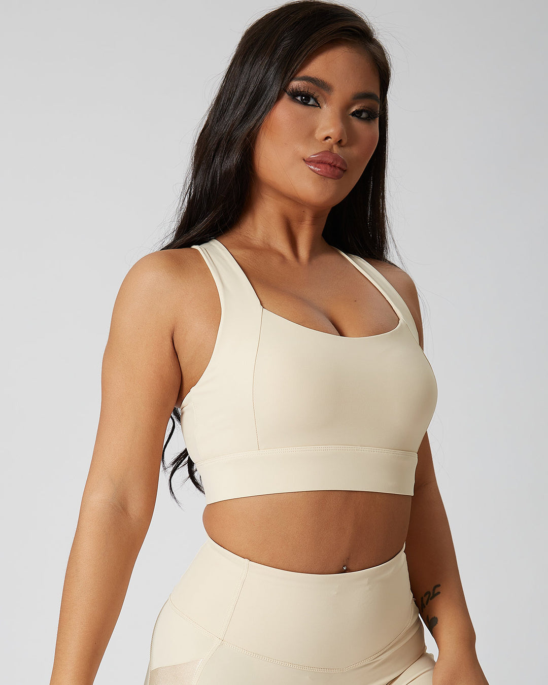 Ursula Sports Bra - Beige