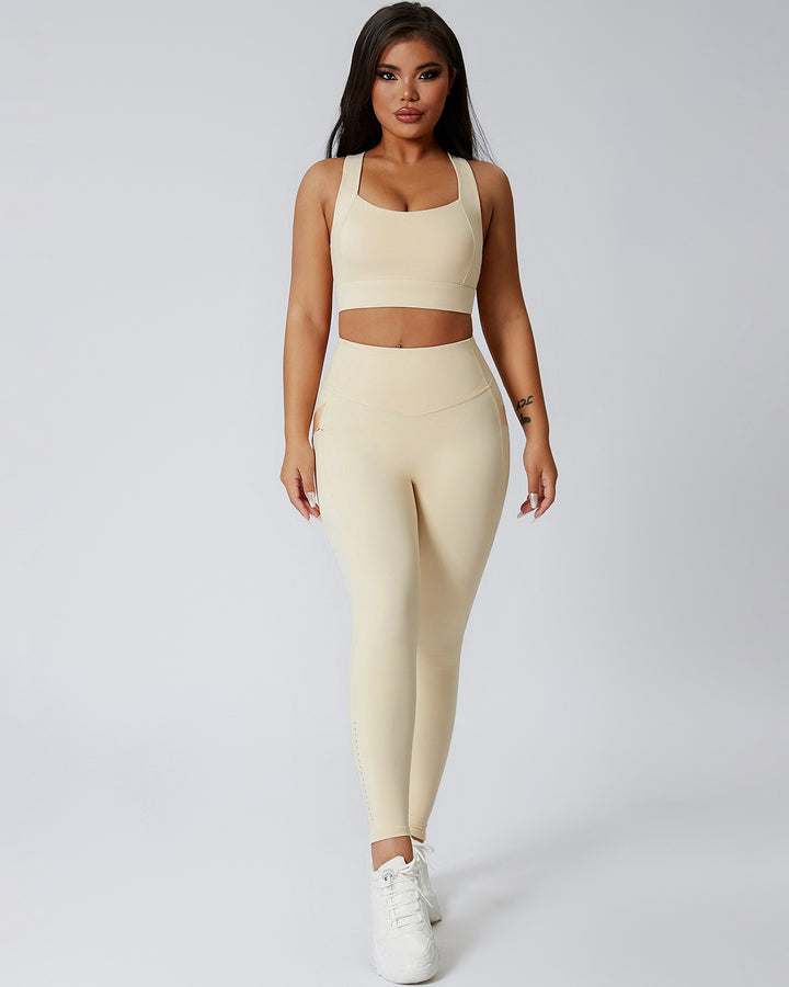 Ursula Sports Bra - Beige