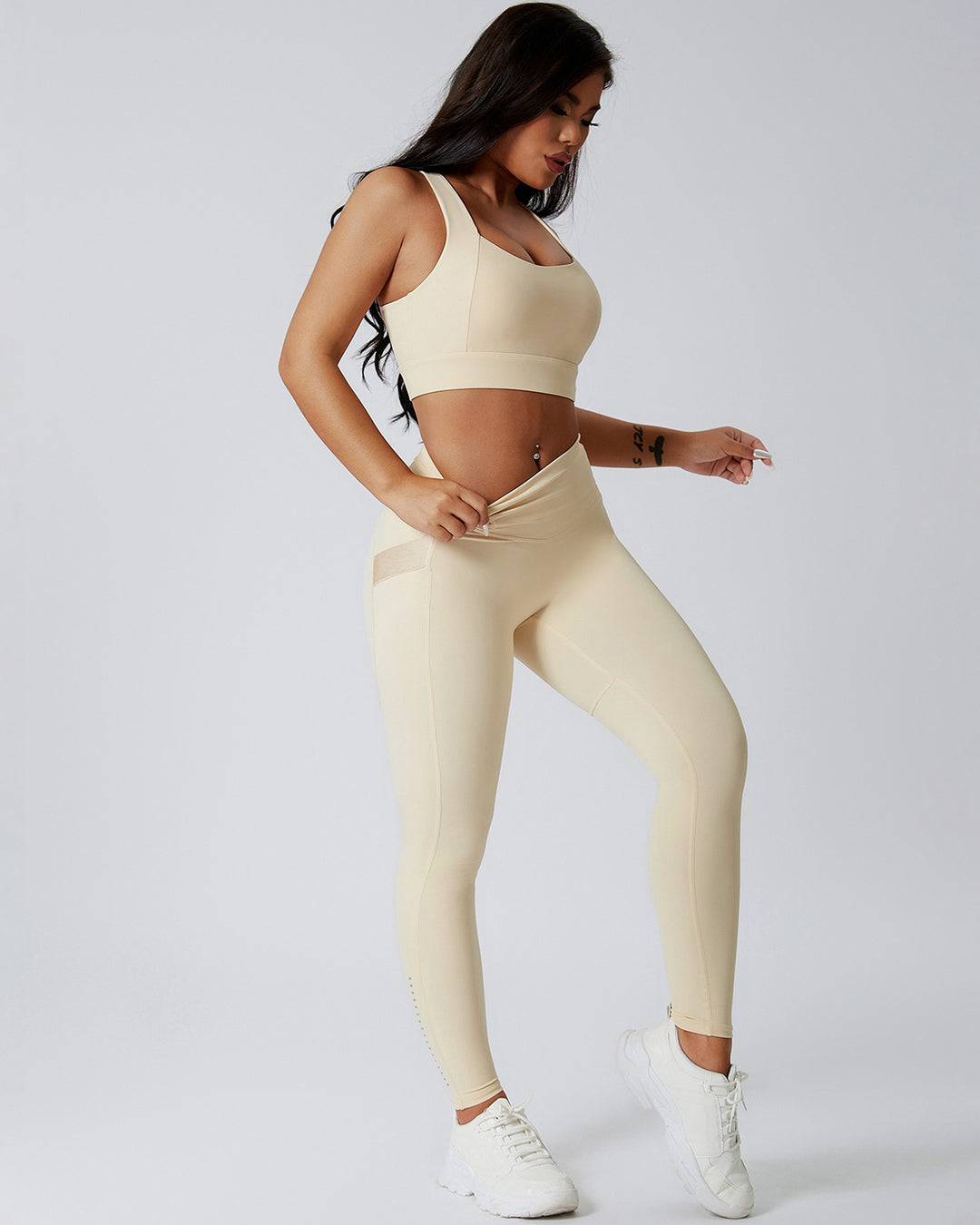 Ursula Sports Bra - Beige