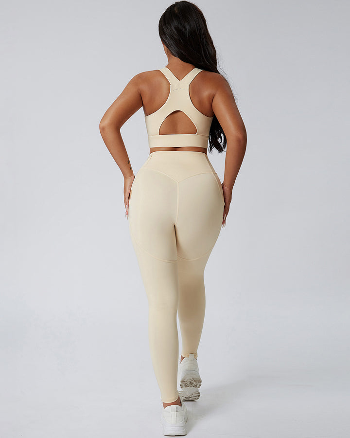 Ursula Sports Bra - Beige