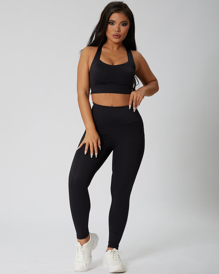 Ursula Sports Bra - Black