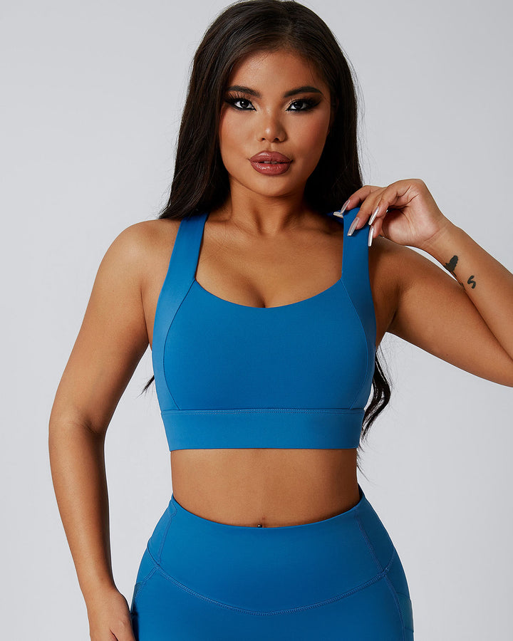 Ursula Sports Bra - Blue