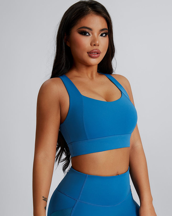 Ursula Sports Bra - Blue