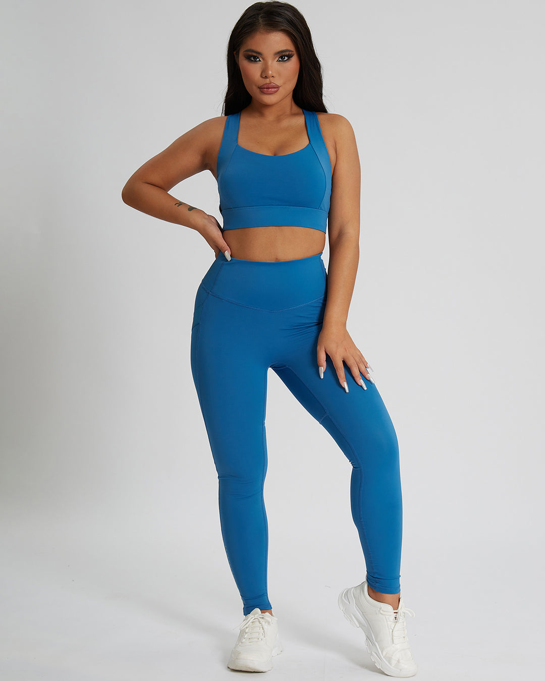 Ursula Sports Bra - Blue