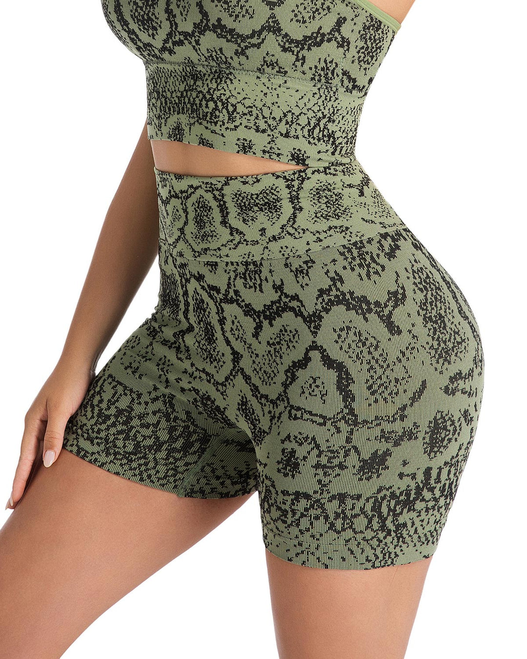 Vaila Seamless Shorts - Green
