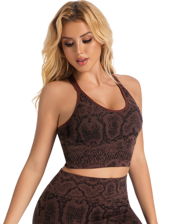 Vaila Sports Bra - Chocolate