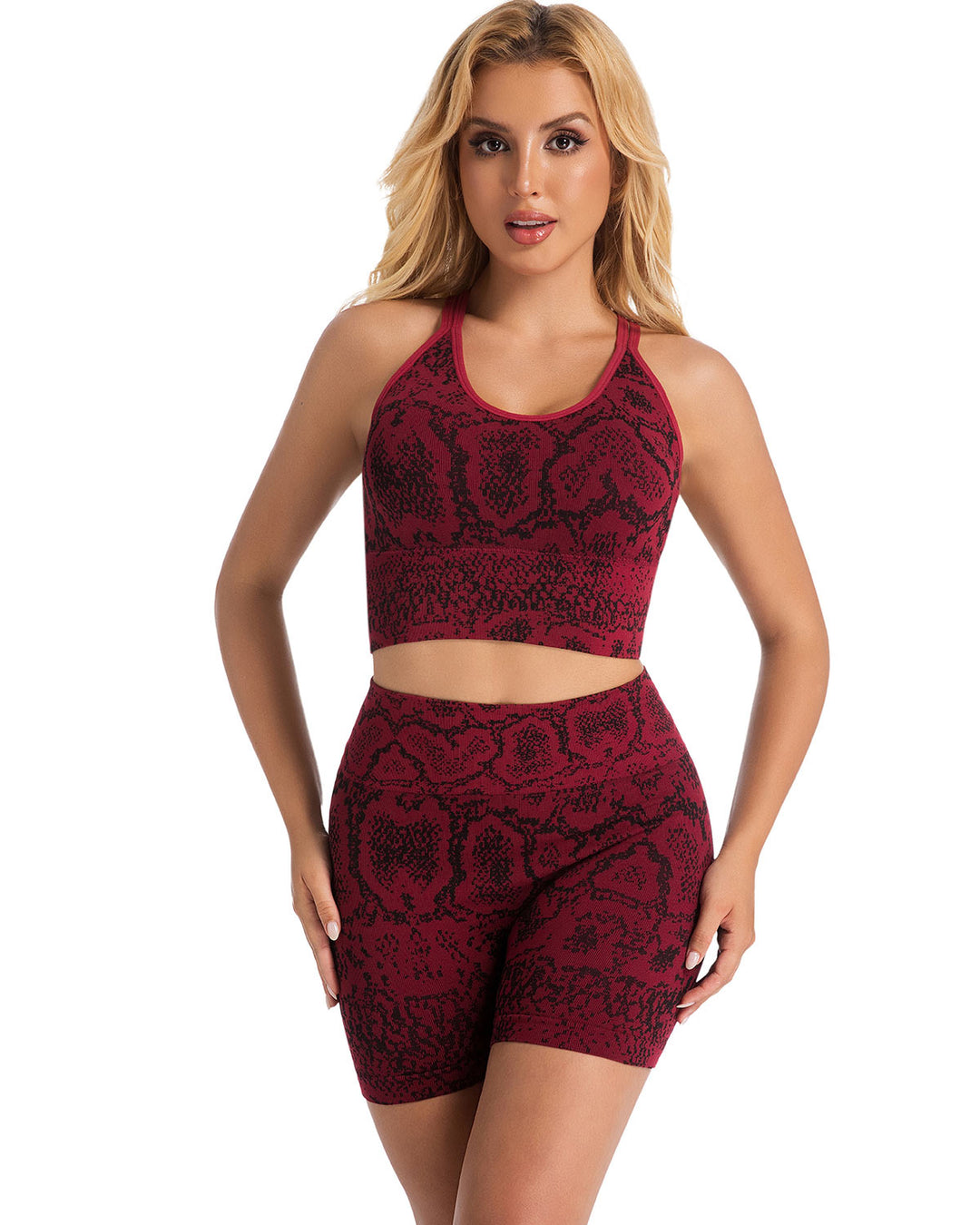 Vaila Sports Bra - Crimson