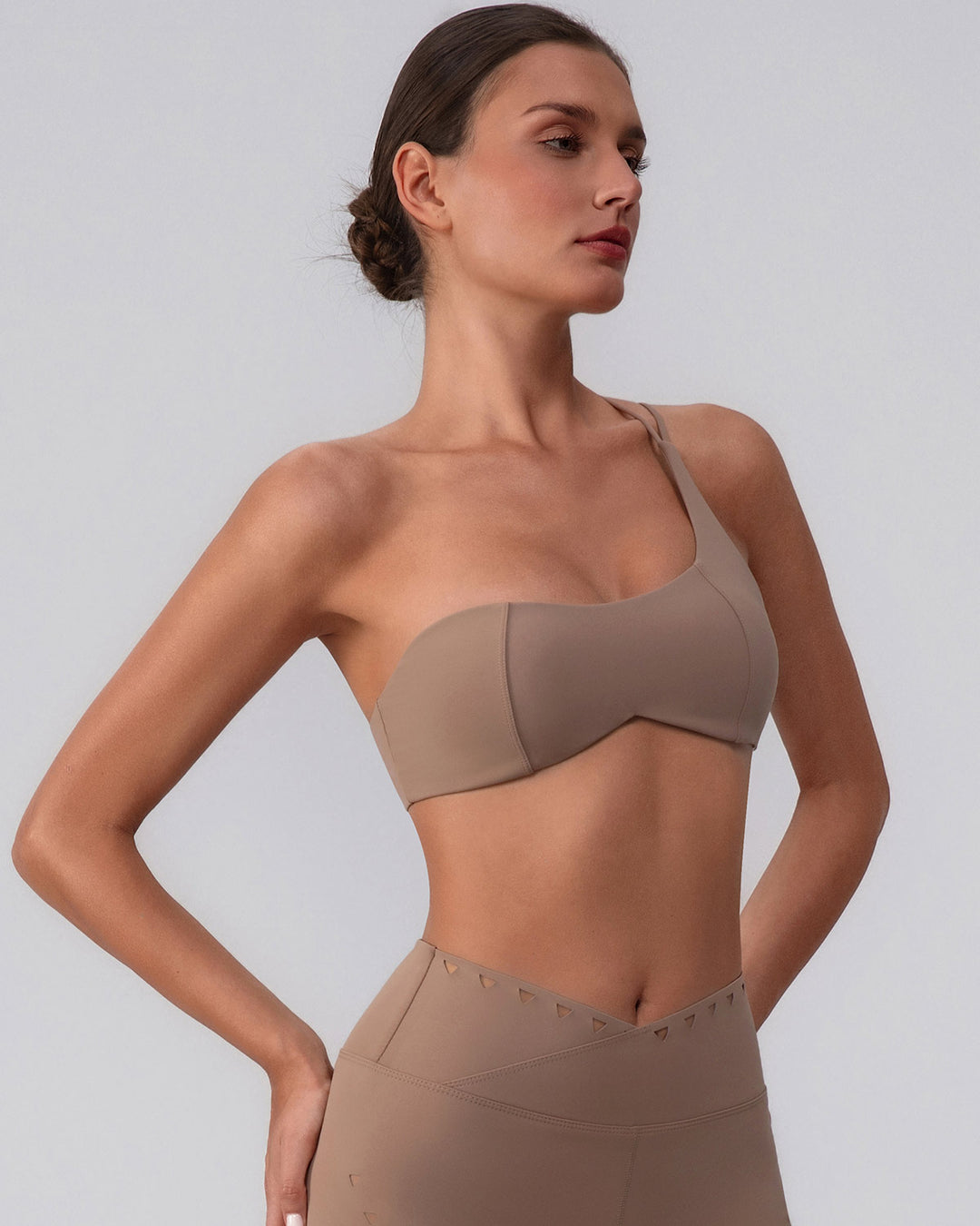 Valencia Sports Bra - Brown